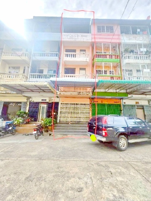 เซ็นทรัล พระราม 2 2.2 กม. พระราม2 ซอย 30-36 บางมด ให้เช่า-ขาย อาคารพาณิชย์ 4 ชั้น มีดาดฟ้า 299 ตร.ม.19 ตร.วา  BTS วุฒากาศ 4.4 กม.