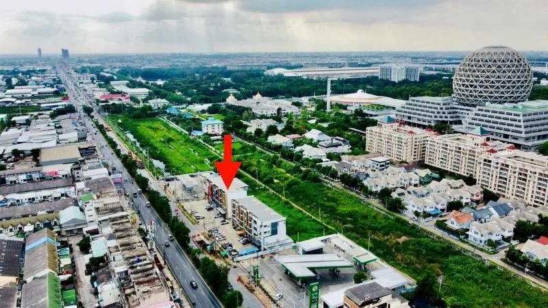 ขายด่วน ตึกแถว 4 ชั้น 2 คูหา ห้องมุม ติดถนนคลองหลวง หน้าวัดพระธรรมกาย