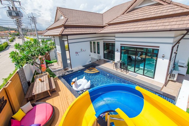 88299 - ขายภลูเมเรีย บ้านพลูวิลล่าหัวหินสุดหรู สไตล์บาหลี ใหม่เอี่ยมแต่งครบ อ.ชะอำ จ.เพชรบุรี