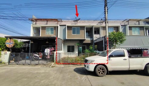 ขายทาวน์เฮ้าส์มือสอง อำเภอเมืองปทุมธานี จังหวัดปทุมธานี โครงการ เดอะคัลเลอร์ สรงประภา-ดอนเมือง