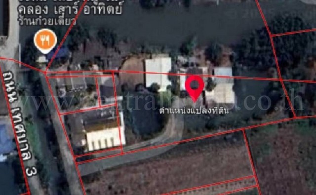 ที่ดินพร้อมสิ่งปลูกสร้าง แปลงสวย 2-2-25 ไร่ บางเลน นครปฐม ราคาถูก
