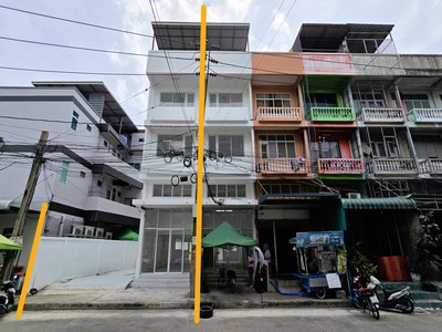 ขาย อาคารพาณิชย์ ตึกแถว 3ชั้นครึ่ง + ดาดฟ้า 29 ตารางวา ซอย บรมราชชนนี70 ศาลาธรรมสพน์ ทวีวัฒนา ใกล้ตลาดสดธนบุรี เหมาะทำโฮมออฟฟิศ กิจการ