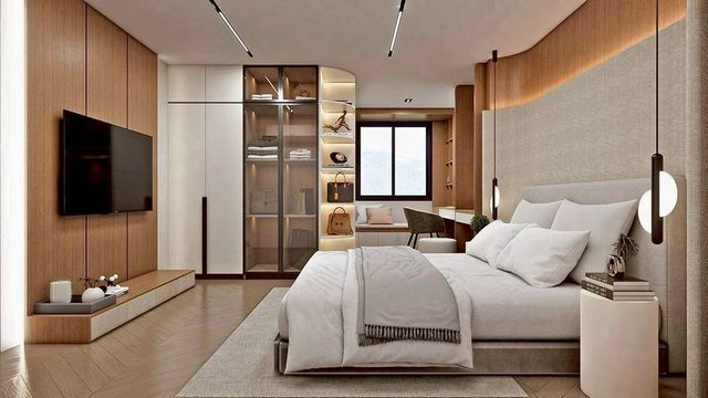 Penthouse สุดหรู 4.99 ล้าน 87.5 ตรม. 2 นอน 2 น้ำ ศรีธนา2 คอนโด วิวภูเขา ห้องมุม สไตล์Luxury โทนอบอุ่น รีโนเวทใหม่เสร็จ ก.ค. 68 พร้อมเข้าอยู่