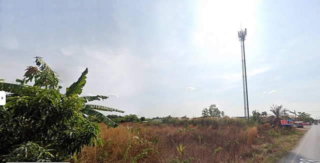 ขายที่ดินติดถนน เนื้อที่  6-3-32 ไร่  ปากเกร็ด ถนนบางบัวทอง - สุพรรณบุรี  ตารางวาละ 20,500