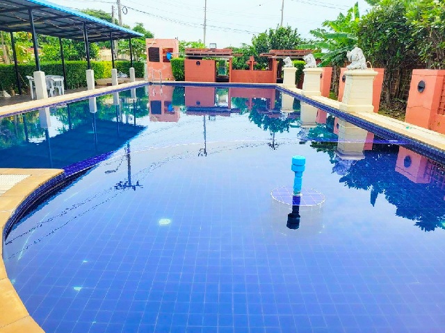 ติดถนนใหญ่ ถูกที่สุด BigC ตลาดยิ่งรวย76 1.8กม.ให้เช่าบ้านเดี่ยว 2 ชั้น ตลาดประชาอุทิศ90 1.4กม. 3นอน 3น้ำ