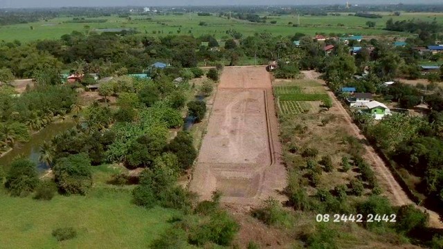 ขายที่ดินติดแม่น้ำ 5 ไร่ วิวสวย อากาศดี อ.โพธิ์ทอง จ.อ่างทอง