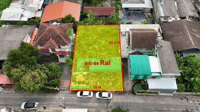 ขายที่ดินนวมินทร์ 42 แปลงสวยสี่เหลี่ยมผืนผ้า ถมแล้วสูงกว่าถนน ใจกลางเมือง เดินทางสะดวก