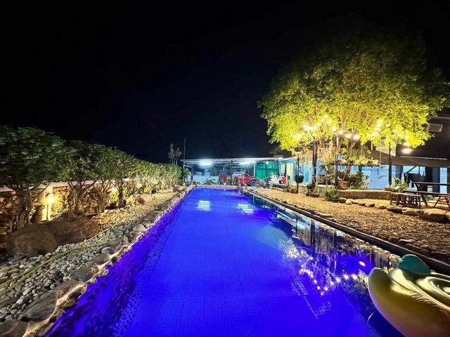 พูลวิลล่า 2 ชั้น เนื้อที่กว้าง บรรยากาศดี หนองจ๊อม สันทราย