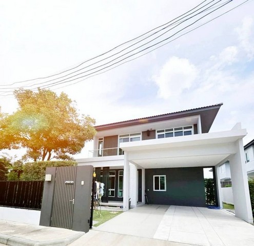 บ้านเดี่ยวหลังใหญ่ 2 ชั้น แปลงมุม โครงการ แลนด์แอนด์เฮ้าส์ สันทราย 