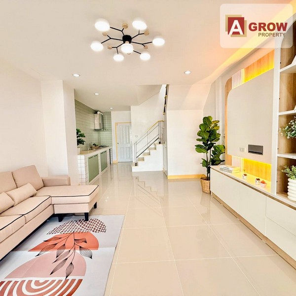 หมู่บ้านซิตี้พลัส สุวินทวงศ์ บ้านสวย เฟอร์นิเจอร์ครบ ตกแต่งพร้อมเข้าอยู่