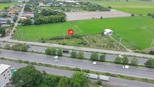 ขายที่ดินสระบุรี 1 ไร่ 1 งาน 42 ตรว. ติดถนนทางคู่ขนานพหลโยธินขาเข้าสระบุรีหน้ากว้าง 92 ม. หนองแค สระบุรี