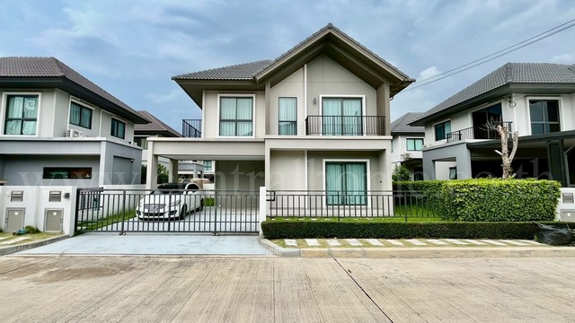 P1 บ้านเดี่ยว เพฟ ปิ่นเกล้า - ศาลายา บ้านไม่เคยเข้าอยู่ พร้อมเฟอร์