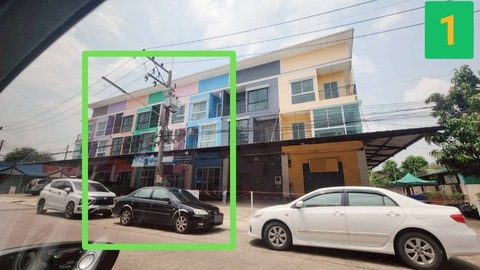 ขายอาคารพาณิชย์ 3.5 ชั้น ทำเลทอง ถนนรังสิต-นครนายก ย่านชุมชน เหมาะทำธุรกิจ+อยู่อาศัย 
