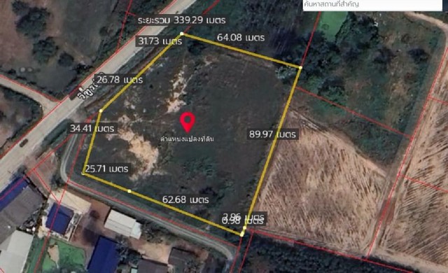 ขายที่ดินแปลงสวย โซนหนองบอนแดง บ้านบึง ชลบุรี FP-L0780 