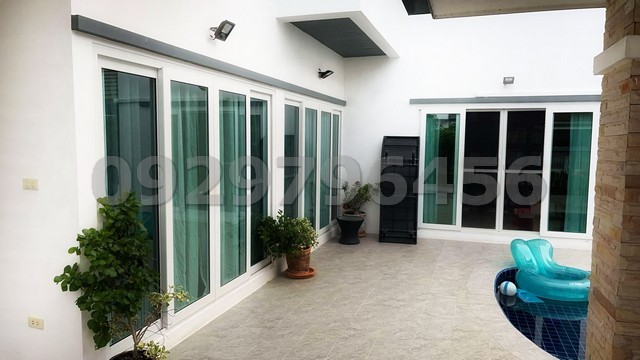 ขายบ้านเดี่ยว 2 ชั้น บ้านหรู 5 นอน  213 ตรว. พร้อมสระน้ำ ม. SP Village5   #พัทยากลาง