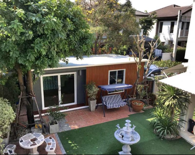 ให้เช่าบ้านเดี่ยว 2 ชั้น 87 ตารางวา 4 ห้องนอน หมู่บ้านมัณฑนา เลค วัชรพล ถนนสุขาภิบาล 5 สายไหม อยู่โซนทะเลสาบ Charming Zone