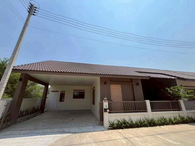 ให้เช่าบ้านเดี่ยวชั้นเดียว สไตล์มินิมอล บ้านแหวน หางดง 