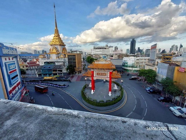 ให้เช่าอาคารพาณิชย์ 4.5 ชั้น 2 คูหา 446 ตรม.บนถนนเยาวราช 3 วงเวียนโอเดี่ยน ใกล้ MRT หัวลำโพง