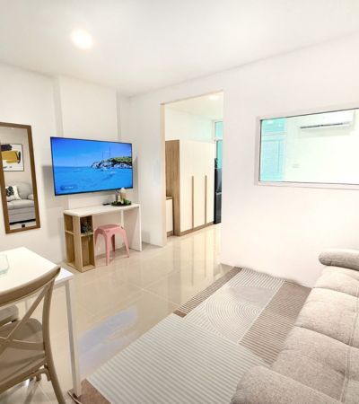 SR Land Condo คอนโดราคาถูก มีโซนครัว พร้อมเฟอร์นิเจอร์ ใกล้เซ็นทรัล เฟสติวัล 10 นาที