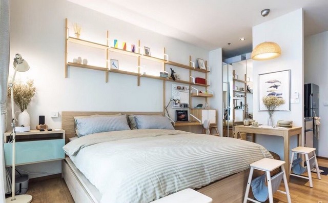 RR043 Park 24 ห้อง 28 ตรม. 1ห้องนอน 1ห้องน้ำ เฟอร์นิเจอร์ครบครัน