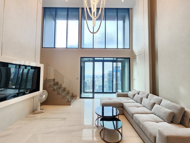 Spacious 4-Bedroom Condo for Rent at Supalai Icon Sathorn – High Floor with Stunning View 