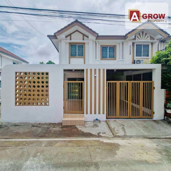 หมู่บ้านพฤกษาวิลล์ 24 ศรีนครินทร์-หนามแดง บ้านสวยพร้อมเฟอร์ฯ รีโนเวทใหม่พร้อมอยู่