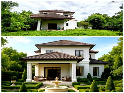 ขายบ้านเดี่ยว 1 ไร่ ท่าอิฐ โครงสร้างพร้อม 80% !!!  ขายที่ดินพร้อมสิ่งปลูกสร้าง  ต.ไทรม้า อ.เมือง จ.นนทบุรี ใกล้ตลาดท่าอิฐ