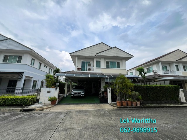 ขาย บ้านเดี่ยว มัณฑนา ปิ่นเกล้า พระราม 5 บ้านสวยดูแลดีมาก 3 ห้องนอน 3 ห้องน้ำ เนื้อที่ 56.2 ตรว.ราคาคุ้มค่ามาก