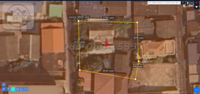 ขายถูกมากที่ดิน ถนนอินทามระ  เนื้อที่ 175 ตารางวา ขายวาละ 120,000 บาท พญาไท กรุงเทพฯ