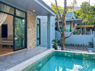 Move In Ready Samui Villa Private Pool Garden Mountain Views Contemporary 2BR Villa with Chanote Title Lamai Koh Samui 
