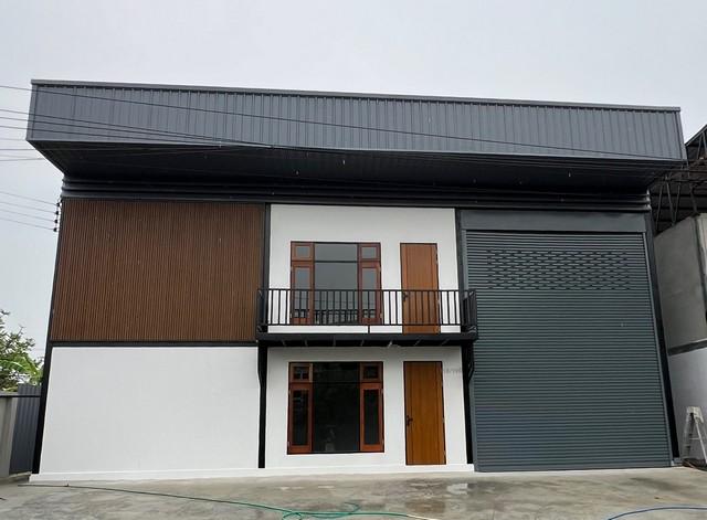 ให้เช่าโกดังพร้อมออฟฟิศ 2 ชั้น 332 ตรม. ถ.เลียบคลองสี่ ซ.ธารทอง หลังตลาด AC ลำลูกกา