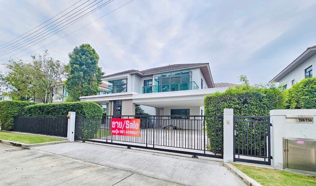 ขายบ้านเดี่ยว The Grand บางนา-วงแหวน  หน้าบ้านวิวสวนร่มรื่น บ้านใกล้เมกาบางนา