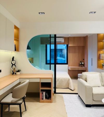 เซเว่นสตาร์ คอนโด ห้องตกแต่งบิ้วอิน แบ่งเป็นสัดส่วน ฟรีเครื่องใช้ไฟฟ้า พร้อมเข้าอยู่