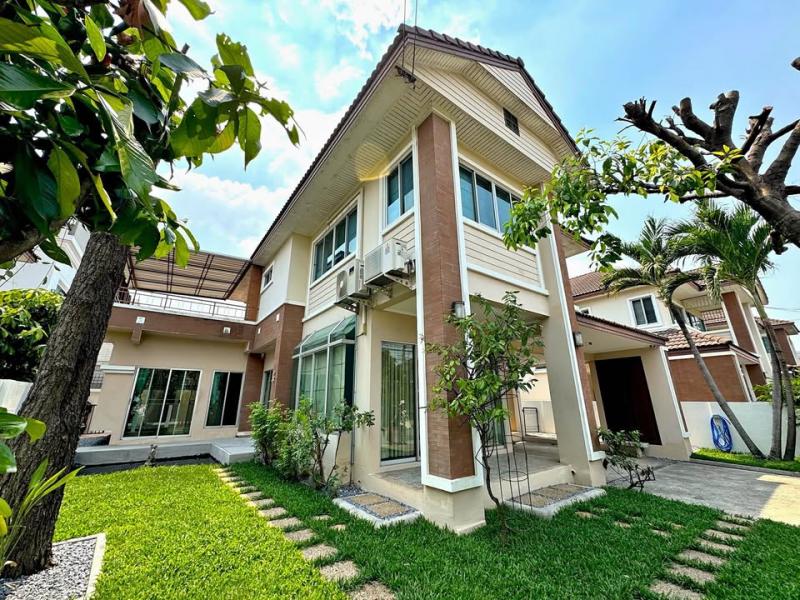 HR2594ให้เช่าบ้านเดี่ยว หมู่บ้านสัมมากร รามคำแหง 112 เดินทางสะดวกใกล้วงแหวนรอบนอก เหมาะอยู่อาศัย