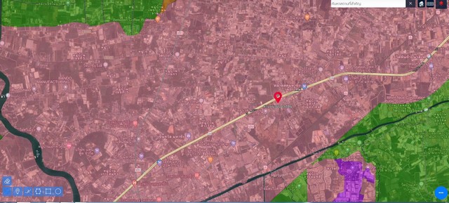 ขายที่ติดถนนเอกชัย ขายที่ใกล้ตลาดสดเมืองใหม่ อ.เมือง จ.สมุทรสาคร