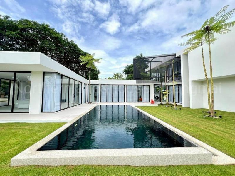 โซนน้ำแพร่ #หางดง ขาย 25.9 ล้าน 378 ตรว. 4 นอน 5 น้ำ พูลวิลล่าสร้างใหม่ สไตล์โมเดิร์น วิวดอยสุเทพ เฟอร์นิเจอร์ครบ ใกล้เมือง เดินทางสะดวก