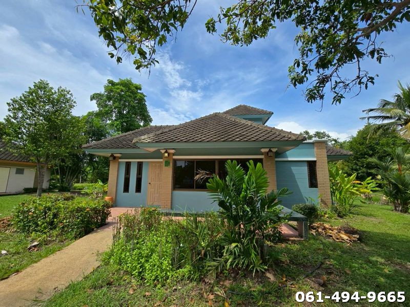 ขายบ้านสวน 244 ตรว. ต.บ้านพร้าว อ.บ้านนา จ.นครนายก โฉนดครุฑแดงพร้อมโอน การเดินทางสะดวกสบาย ถนนดีตลอดทาง