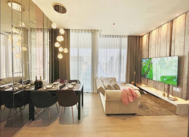  RR079 The ESSE Asoke ห้อง53ตรม. 1ห้องนอน 1ห้องน้ำ เฟอร์นิเจอร์ครบครัน