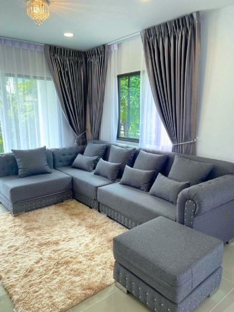 บางเสาธง บางบ่อ บางนาการ์เค้น ABACบางนา 2.8 กม.ให้เช่าบ้านเดี่ยวหรู 2 ชั้น 62ตร.วา.250ตร.ม.พร้อมเฟอร์ 3นอน  รพ.บางนา 2 1.9 กม. 3น้ำ