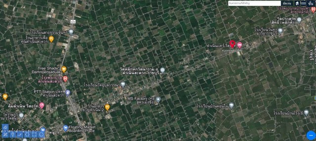 ขายที่ดินติดคลองดำเนินสะดวก ถมแล้วเสมอถนน เหมาะกับรีสอร์ท/โฮมเตย์