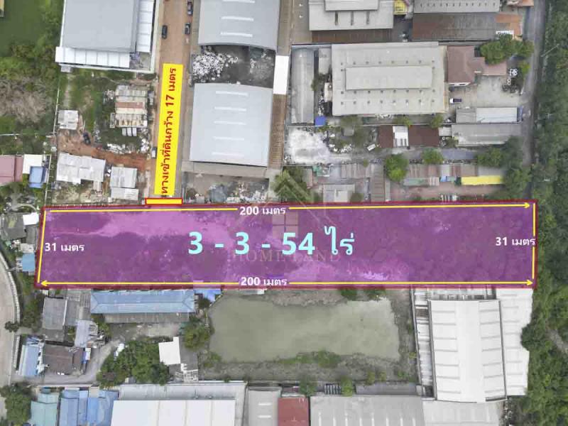 ที่ดินเปล่า 3-3-54 ไร่ ในโครงการ หมื่นทรัพย์แลนด์ สมุทรสาคร