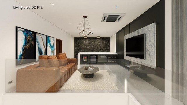 ขายบ้านหรูพูลวิลล่า ห้วยใหญ่พัทยา 263.2 ตร.ว. พื้นที่ 390 ตร.ม. 3 ห้องนอน พร้อม Smart Home