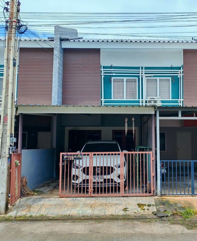 ขายทาวเฮ้าส์2ชั้นบ้านบึงชลบุรี บ้านเอื้ออาทร (บ้านบึง3) 16  ตรว จำนวน  2  นอน  1  น้ำ ติดถนน 344 