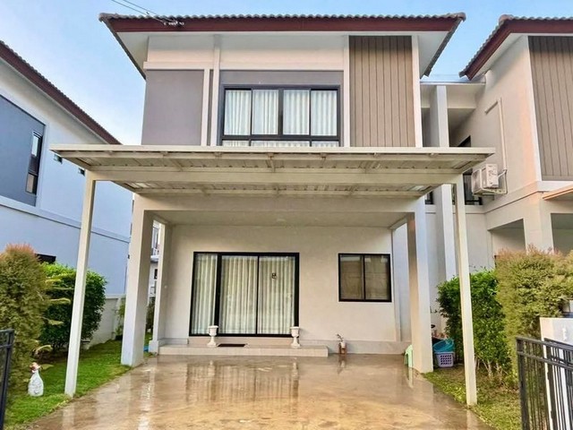 ให้เช่าบ้านเดี่ยว 2 ชั้น พื้นที่รอบบ้าน โครงการ กาญจน์กนกวิลล์22 สารภี 