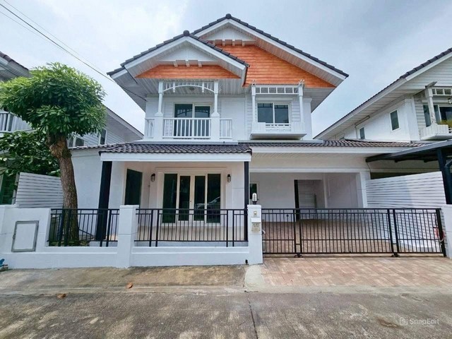 เดอะวิลล่า ท่าอิฐ  บ้านแฝดมือสองนนทบุรี  หน้าสวน  พร้อมอยู่ 