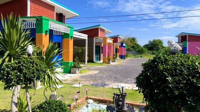 ขายที่ดินพร้อมสิ่งปลูกสร้าง กิจการรีสอร์ท ใกล้สนามกอล์ฟแหลมฉบัง FP-L0853 