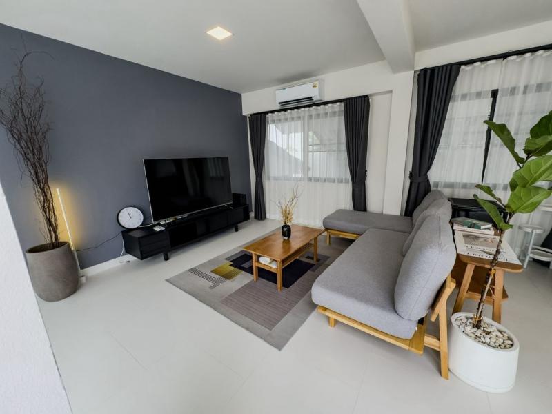 ให้เช่า 65,000 บาท/เดือน ขาย 12.5 ล้าน 130 ตรว. บ้านพูลวิลล่า #แม่เหียะ #หลังหัวมุม โล่ง โปร่ง วิวสวย #ใกล้สนามบิน #ไม่รับสัตว์เลี้ยง