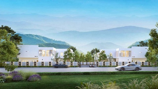 พูลวิลล่า 2 ชั้น โครงการเงียบสงบ ล้อมด้วยธรรมชาติ บ้านแหวน หางดง