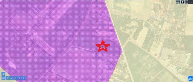 P861 ขายที่ดิน ติดถนน เขตพื้นที่สีม่วงลาย พัฒนาอุตสหกรรม 12 ไร่ 1 งาน  69 ตารางวา บ้านบึง ชลบุรี