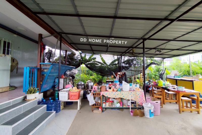 ขายบ้านพร้อมที่ดินซอยร่วมสุข ติวานนท์-ปทุมธานี หลังมุม (DD002073)